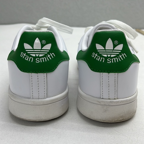 Adidas Stan Smith White Green Sneakers Men’s size 11 - Picture 4 of 9